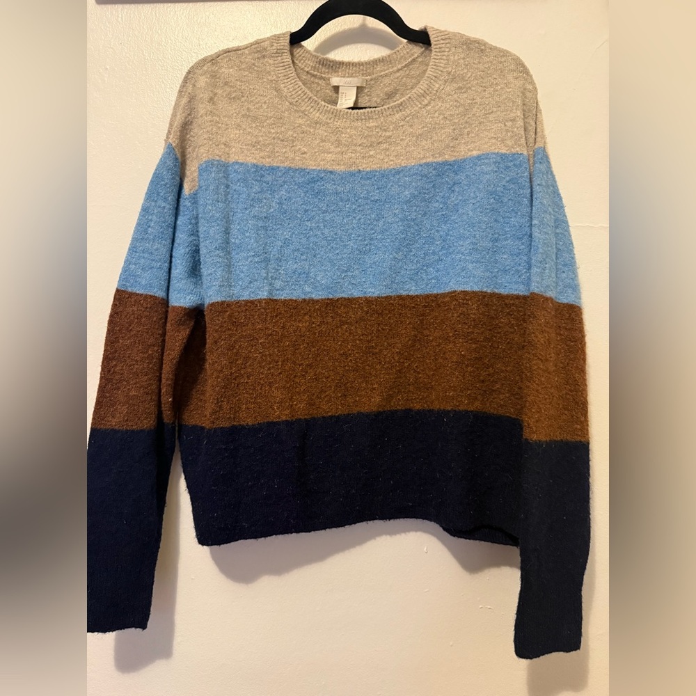 color block sweater